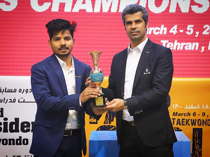 Head Coach Sandeep Chauhan of MWS Taekwondo Academy